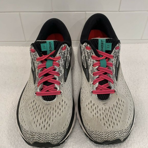 Brooks Ghost 11 Pink Gray Running 1202771B192 - Picture 2 of 11
